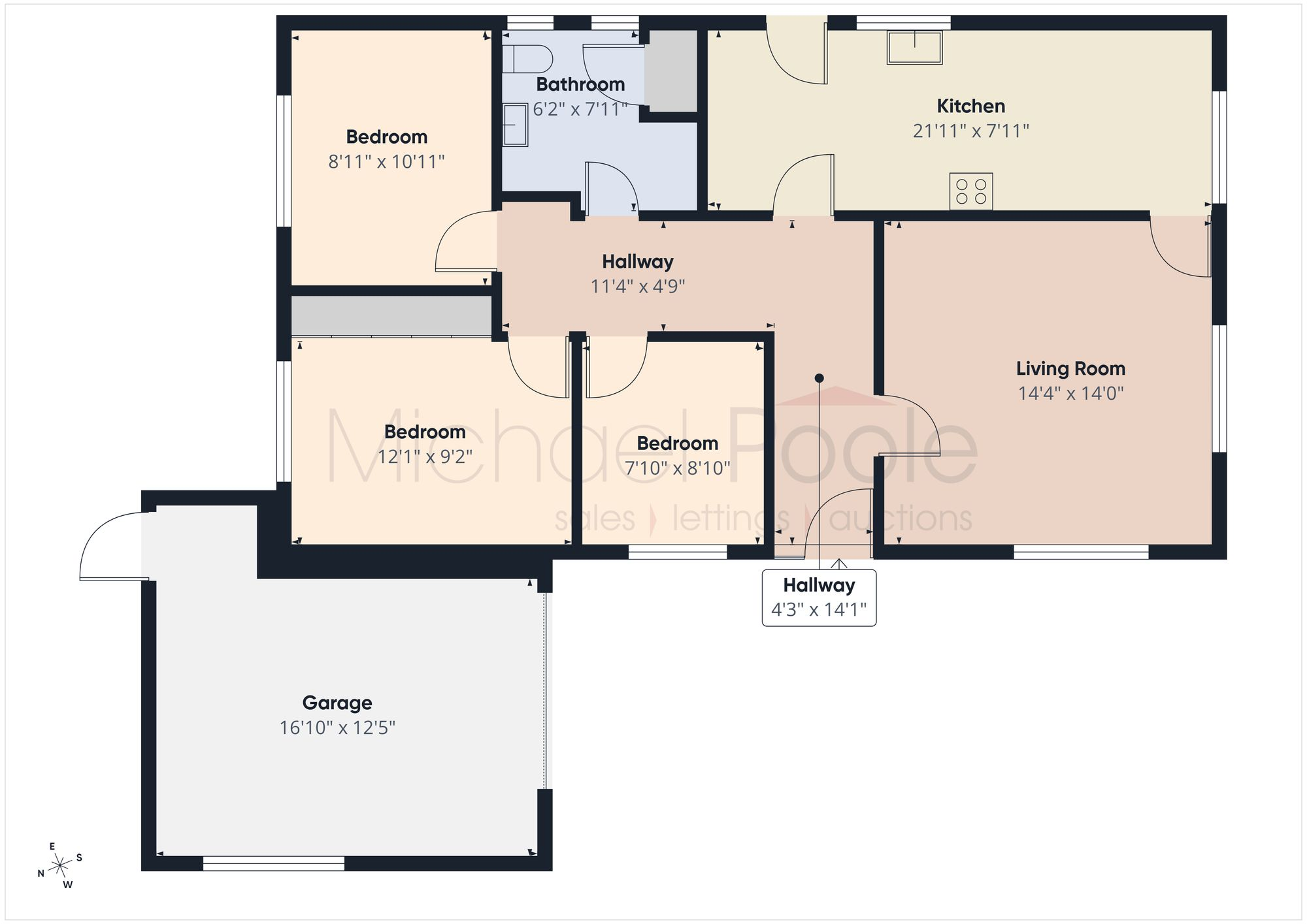 Ryelands Park, Easington, TS13 floorplan