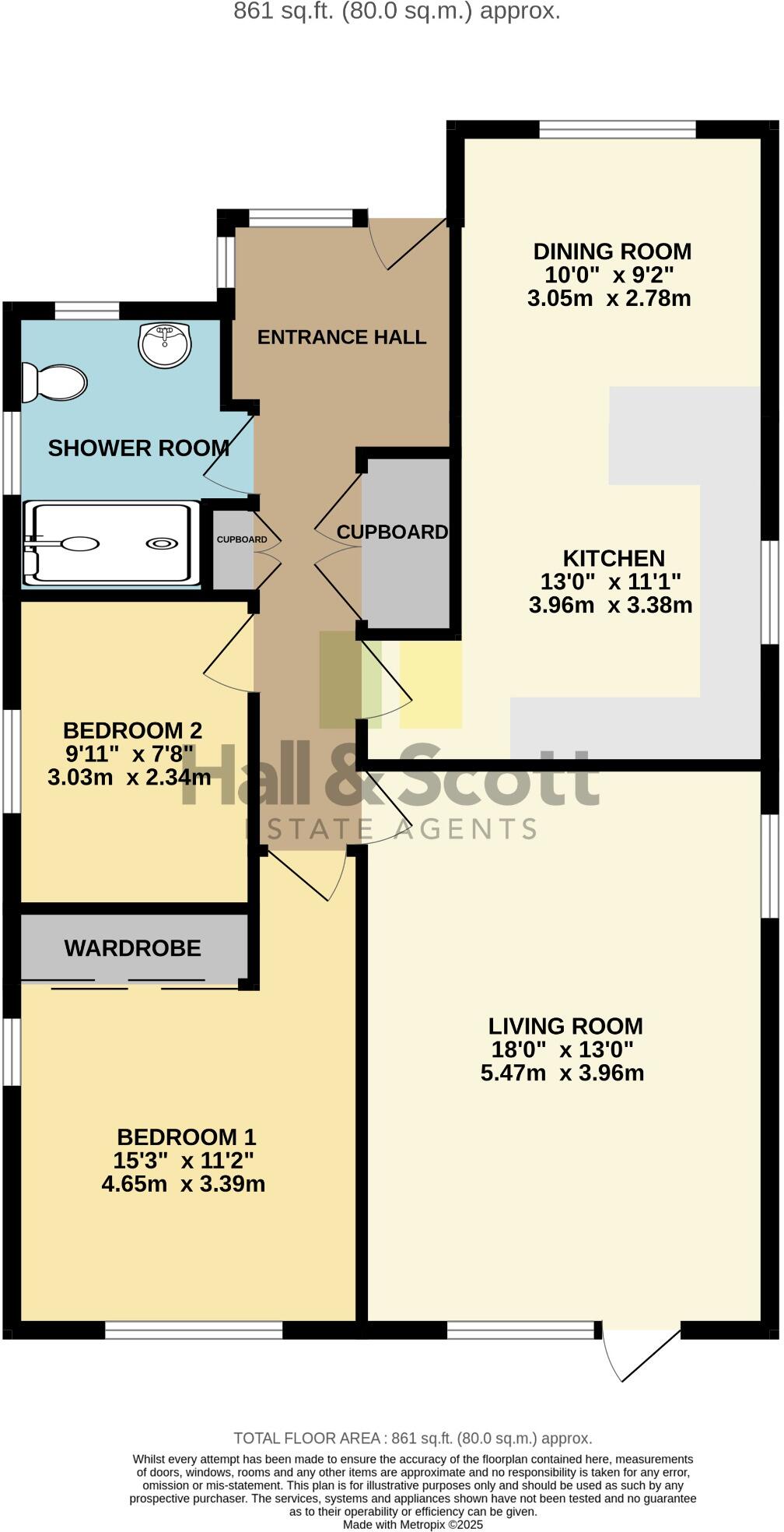 Coopers Dray, Whimple floorplan
