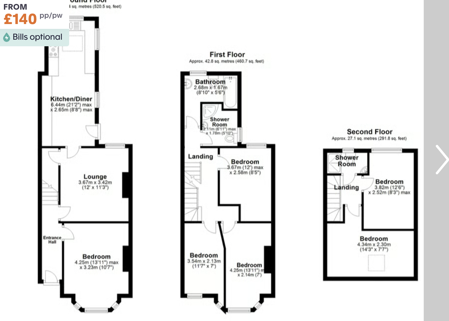 Sherwin Grove, Nottingham floorplan