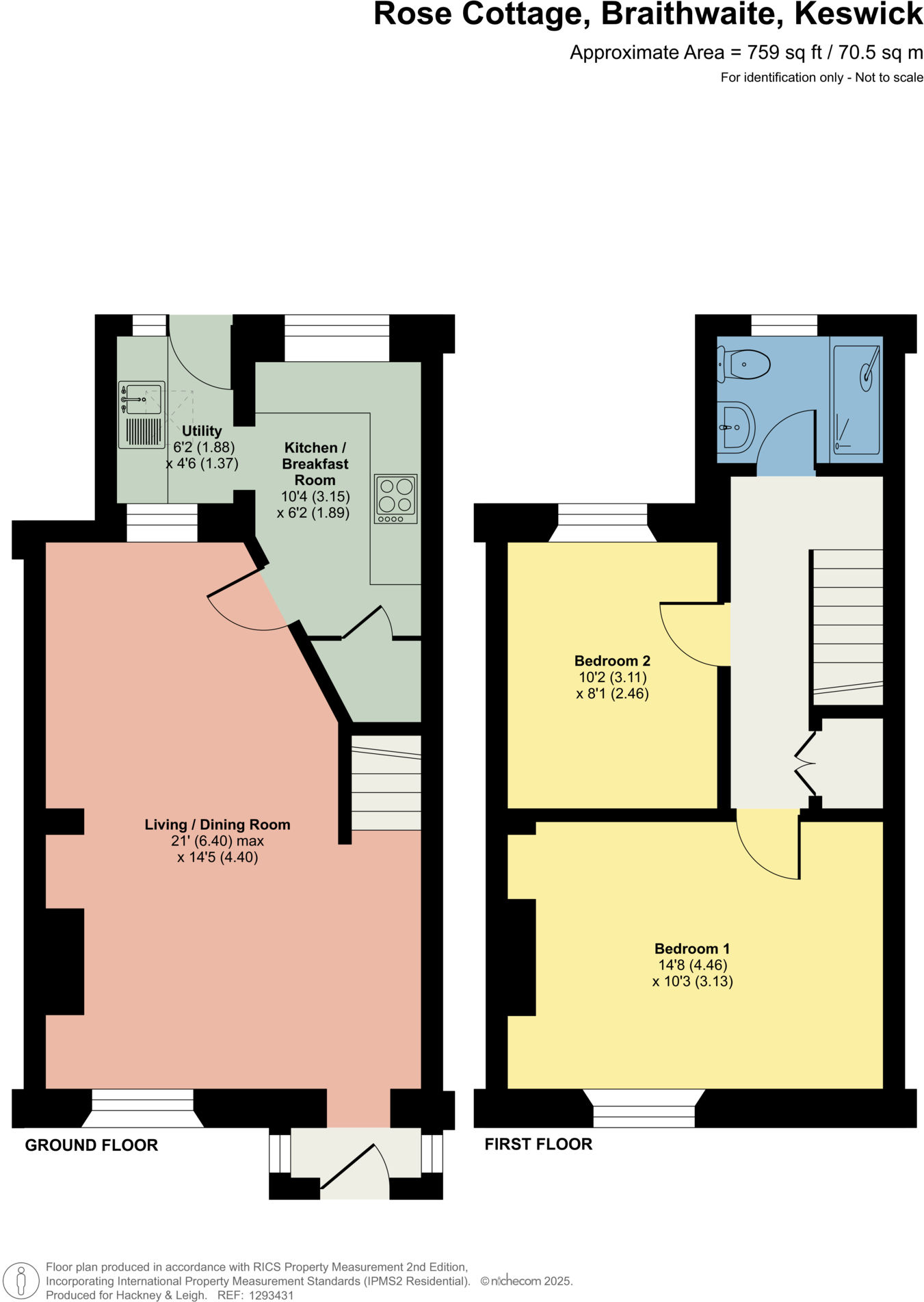 Rose Cottage, Braithwaite, Keswick, Cumbria, CA12 5SX floorplan