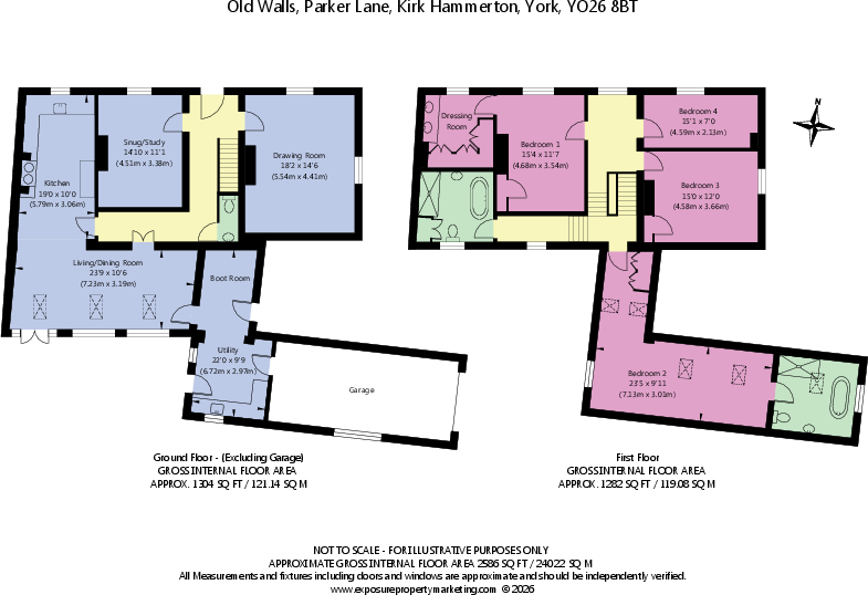 Old Walls, Kirk Hammerton, York floorplan