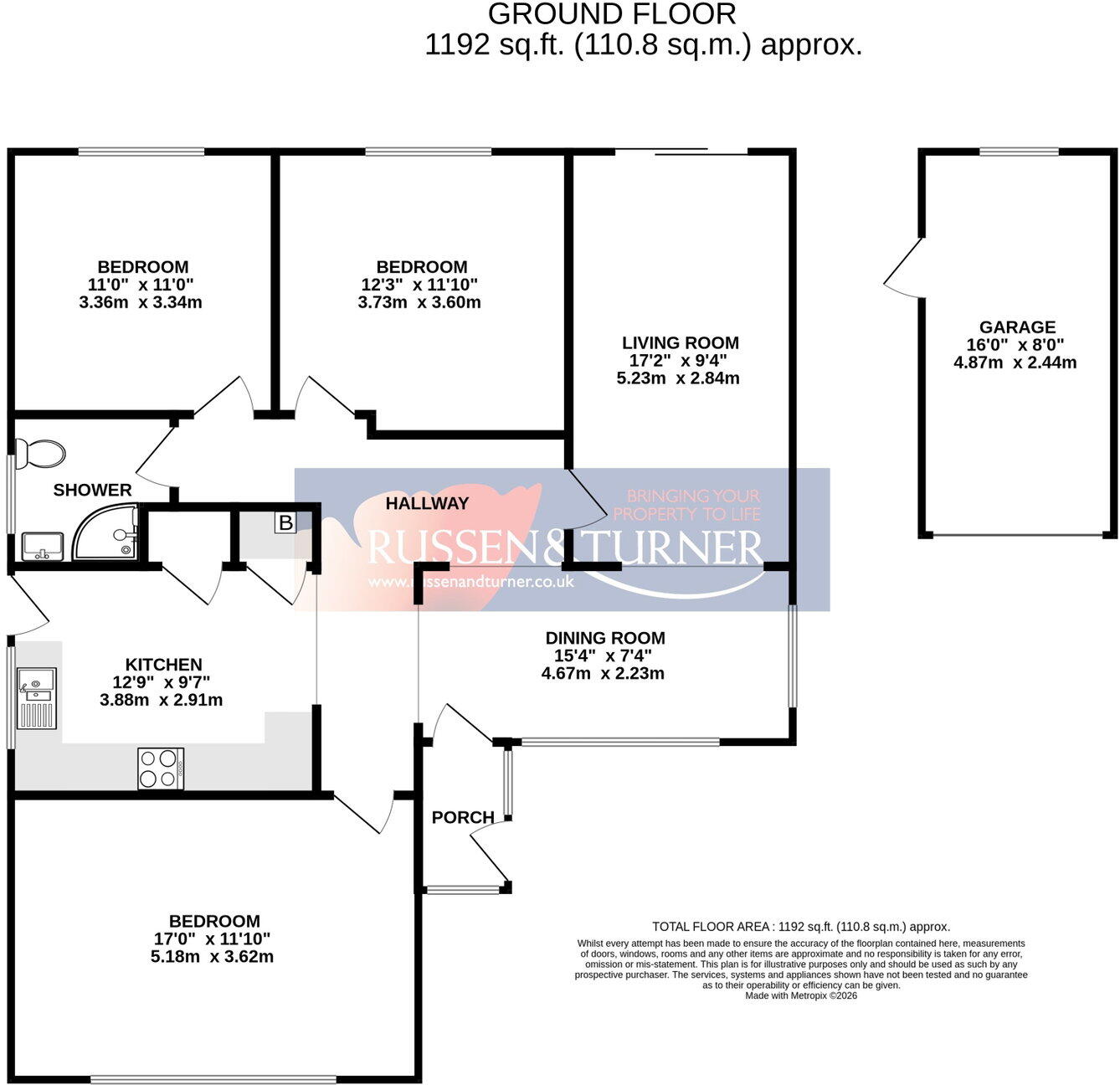 Pine Tree Chase, West Winch floorplan