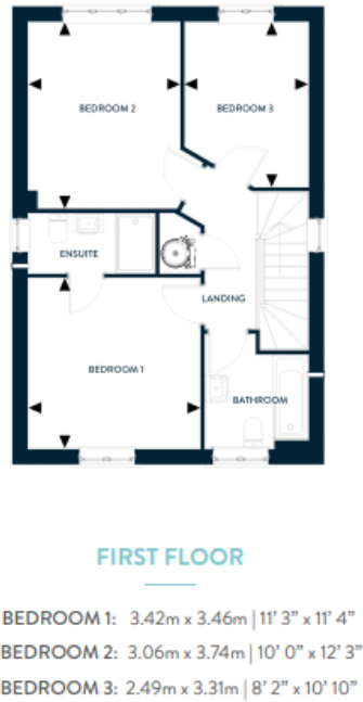 Barnstaple, 
North Devon, 
EX31 2JL floorplan