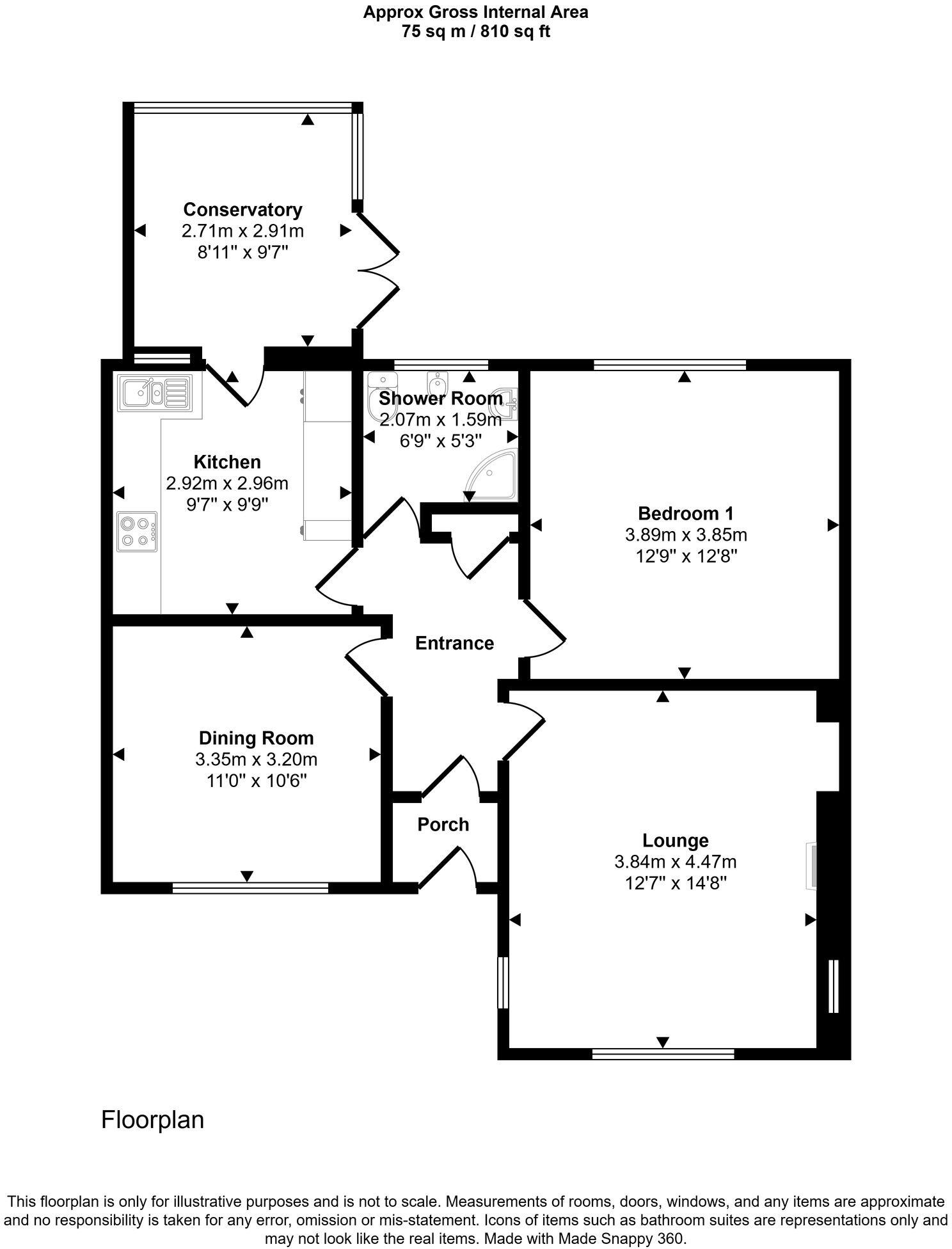 39 Gemmell Crescent, Ayr , KA8 0JR floorplan