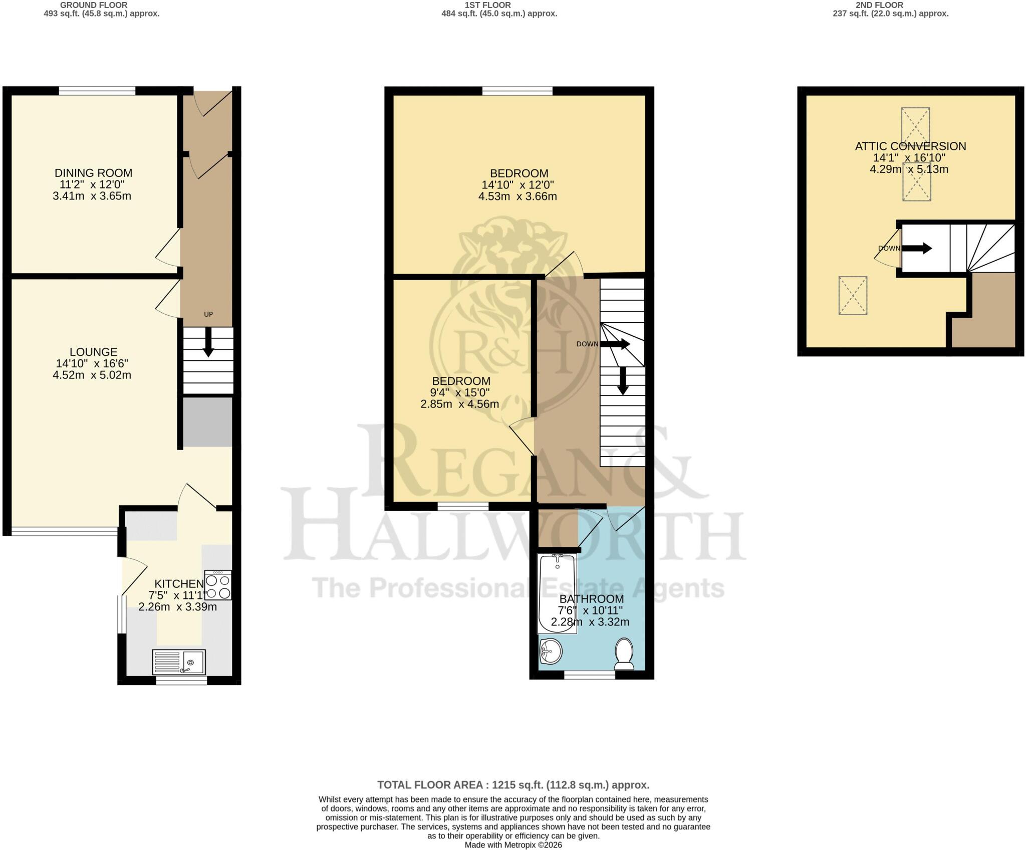 Margaret Street, Springfield, WN6 7LS floorplan