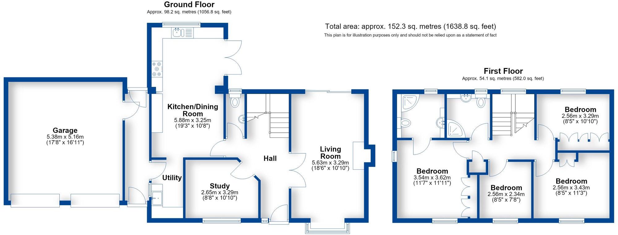 Thorn Stile Close, Cubbington, Leamington Spa, CV32 floorplan