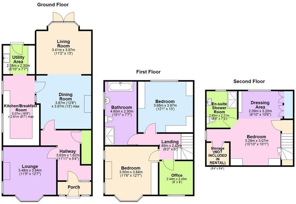 Golf Open 2026 - Radnor Drive, Southport - Sleeps 6 floorplan