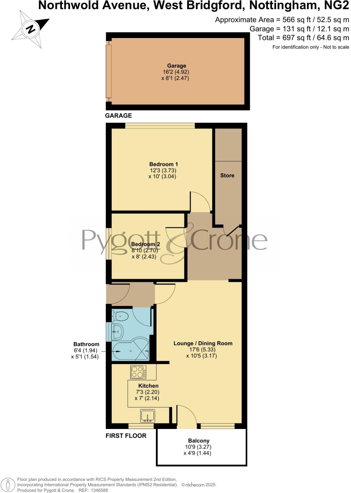 Northwold Avenue, West Bridgford, Nottingham, Nottinghamshire, NG2 floorplan