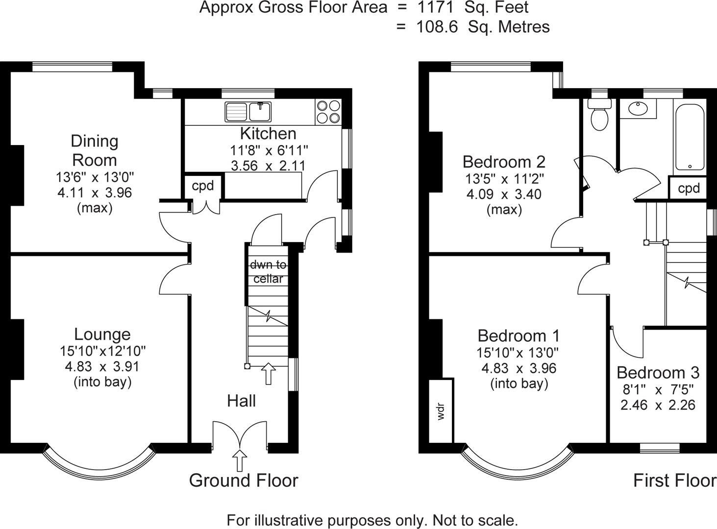 Rufford Villas, Savile Park, Halifax floorplan