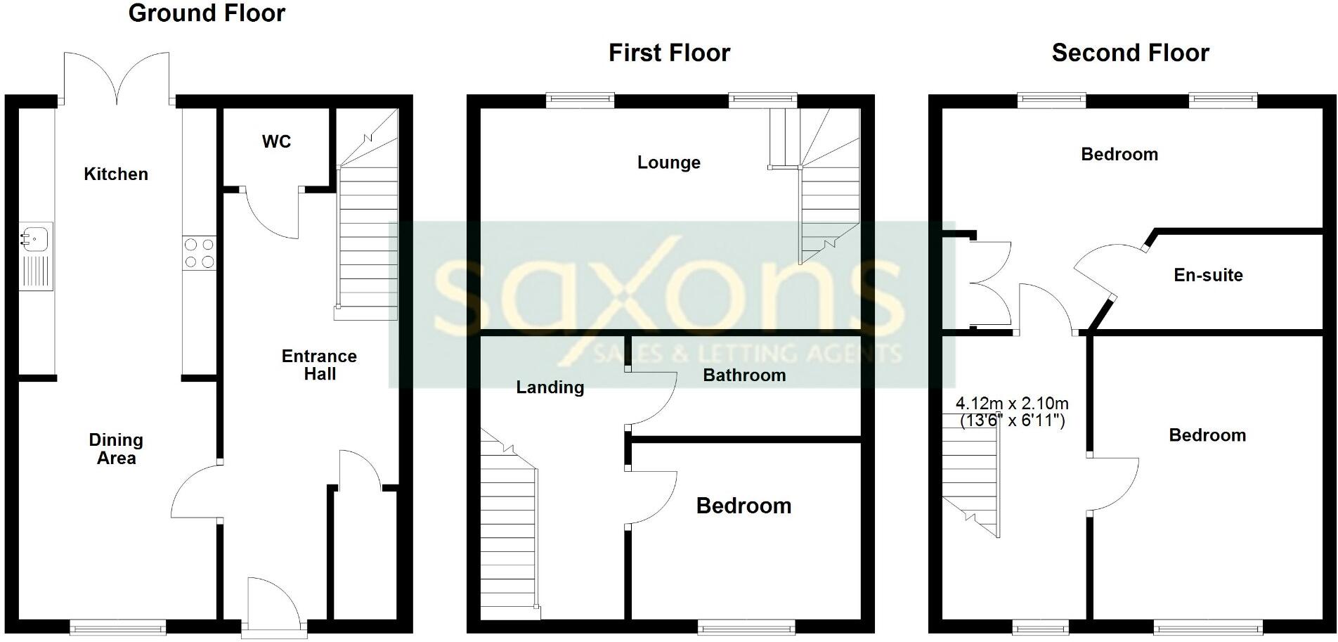 Sandmartin Crescent, Stanway, Essex, CO3 floorplan