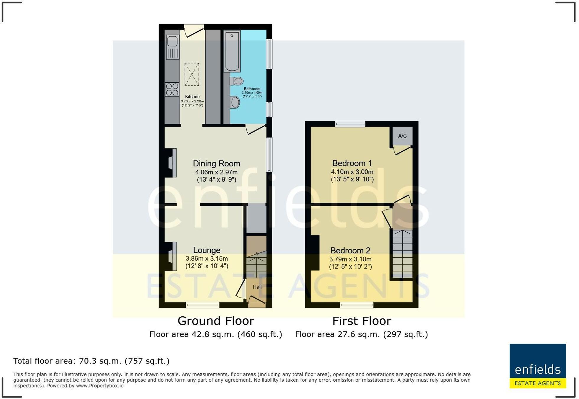 Buckland Terrace, Poole, BH12 floorplan