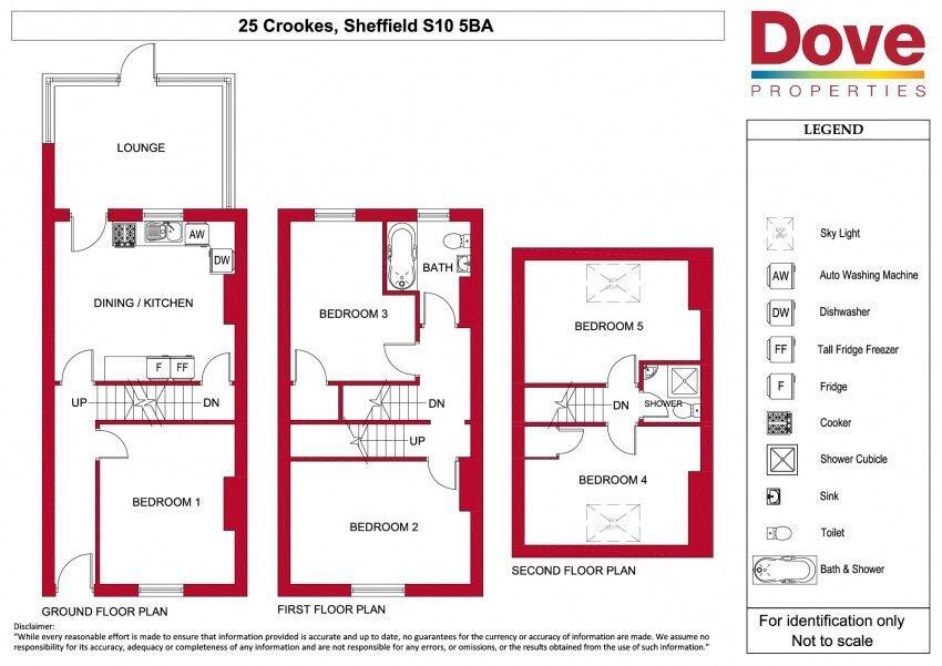 25 Crookes Road, Broomhill floorplan