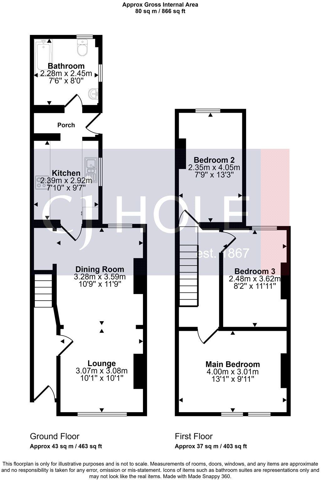 Lysons Avenue, Gloucester, GL1 floorplan