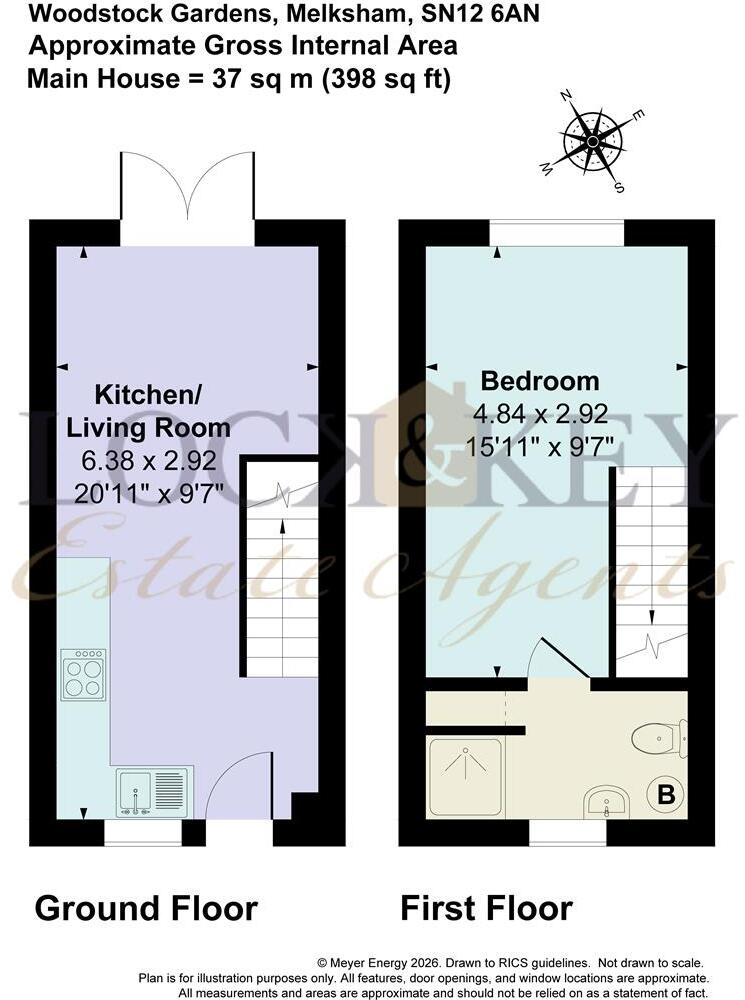 Woodstock Gardens, Melksham floorplan