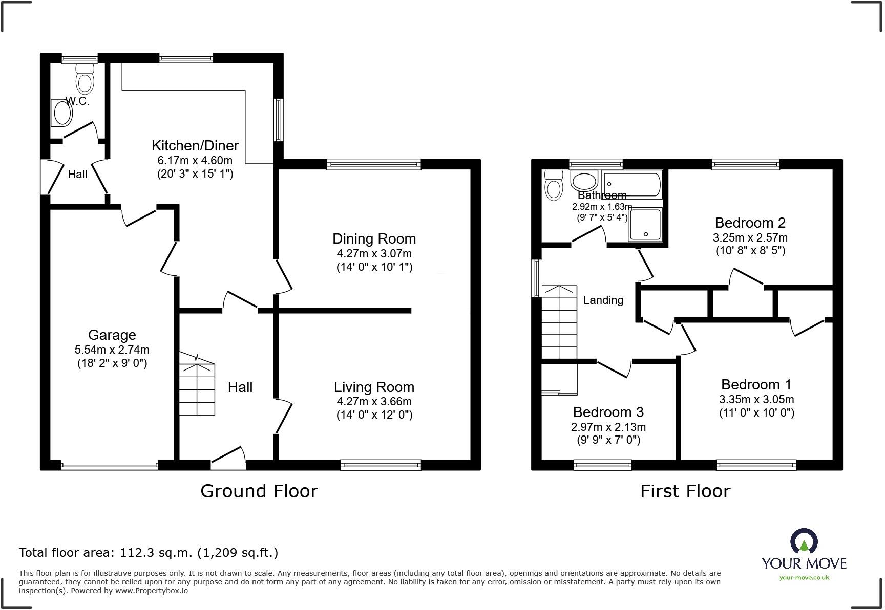 Birchover Road, Nottingham, Nottinghamshire, NG8 floorplan