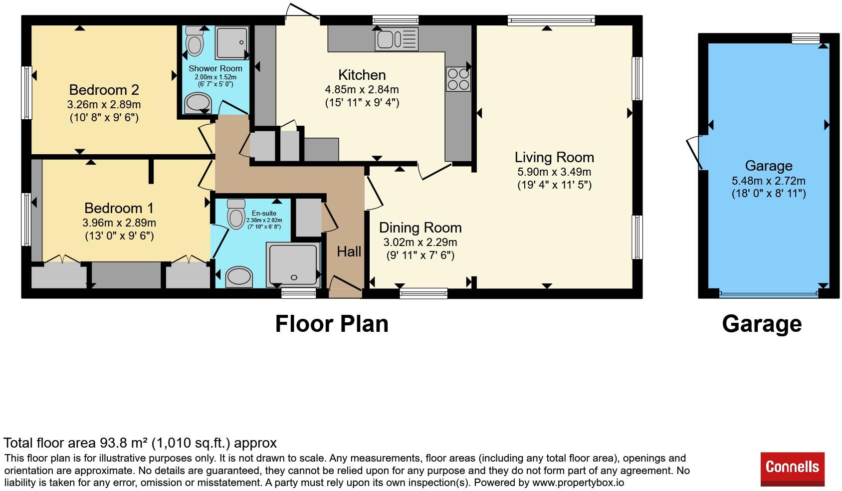 Oaklands Park, Crossways, Dorchester floorplan