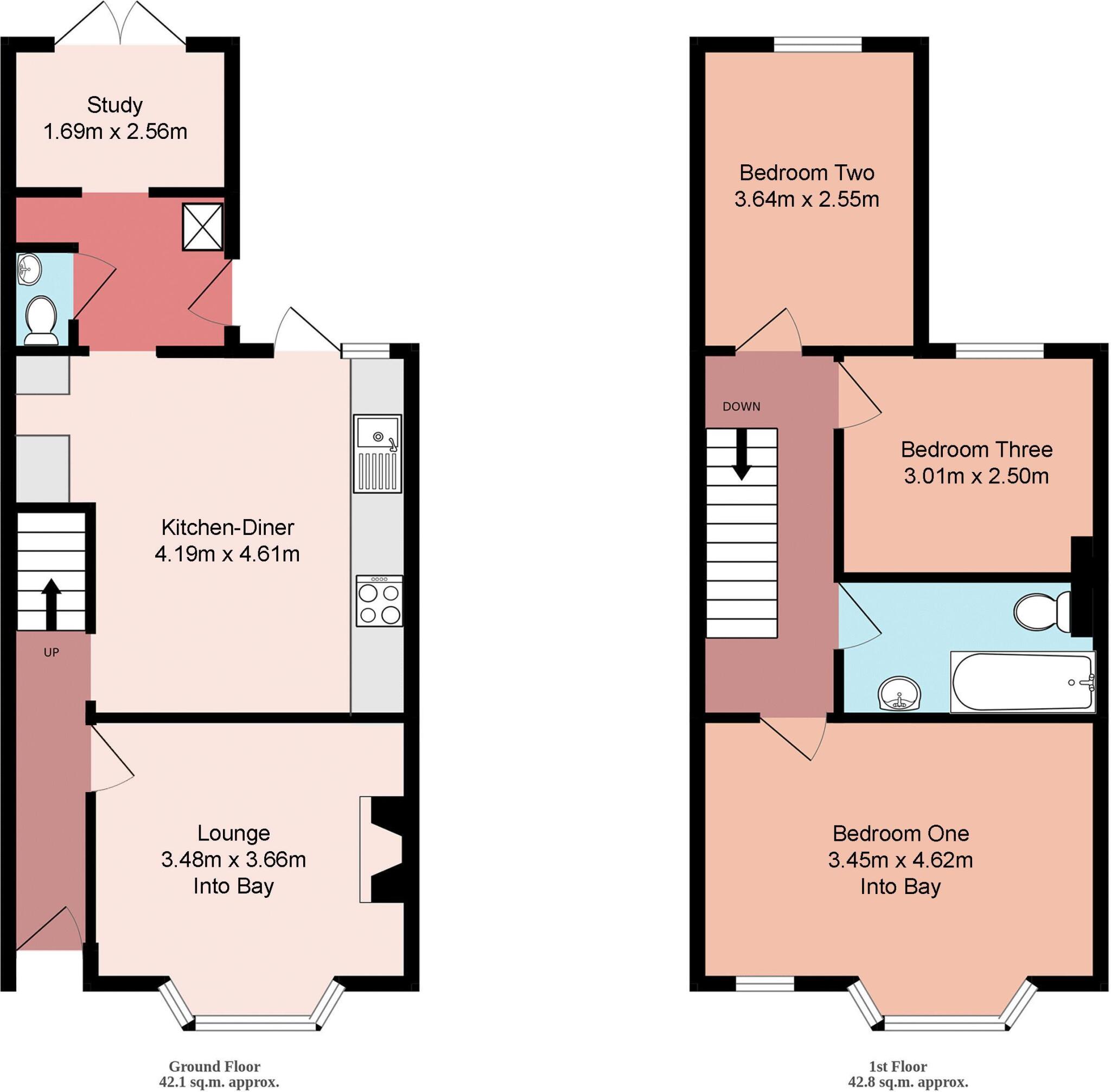 Downs Park Crescent, Eling floorplan