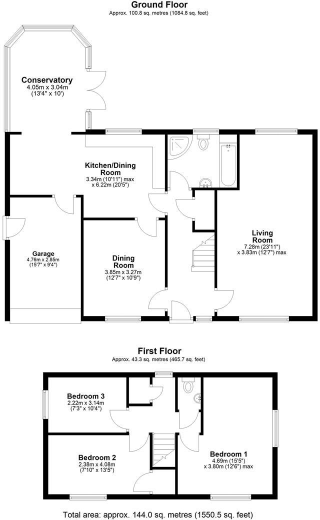 Annscroft, Shrewsbury floorplan
