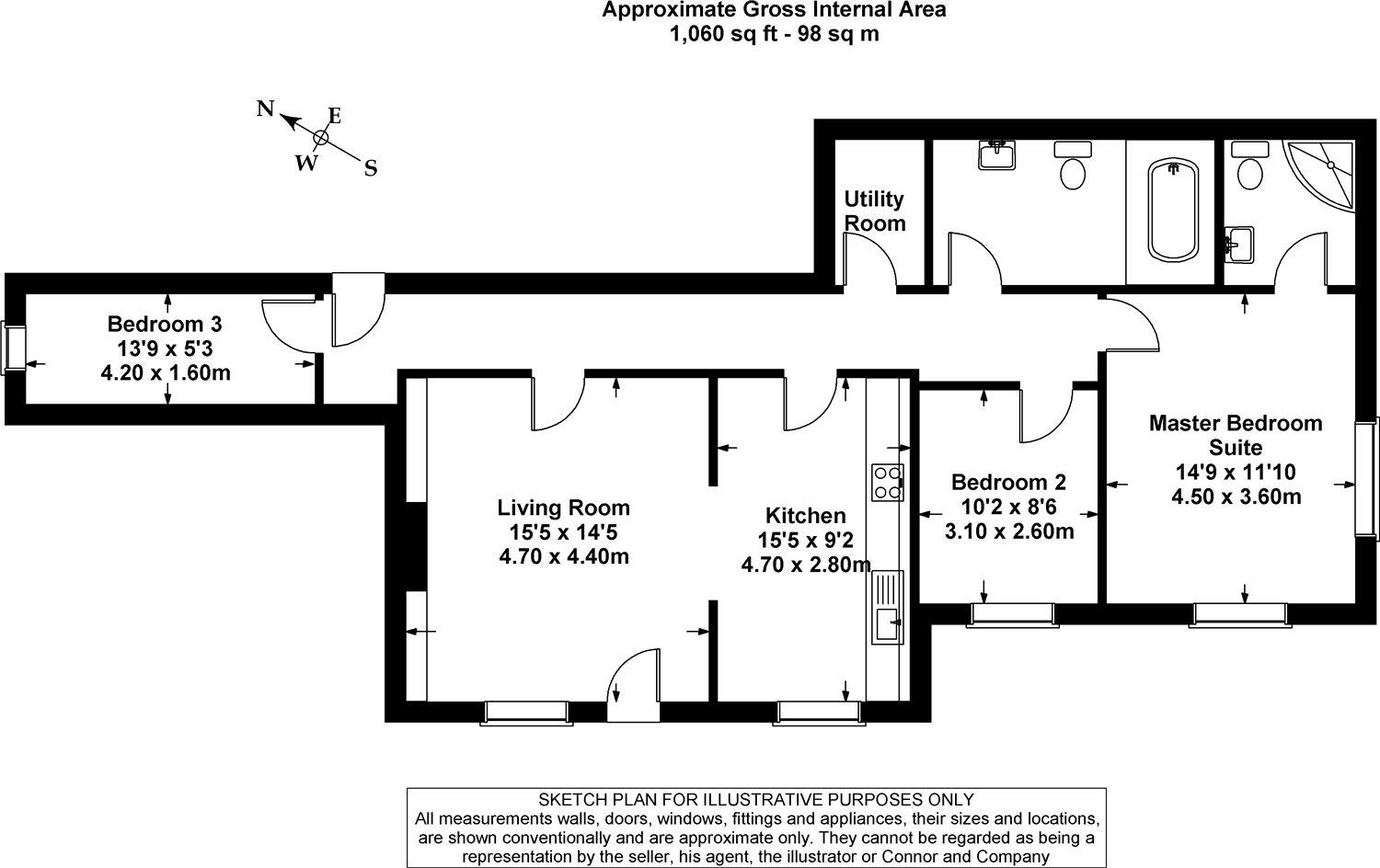 Redesdale House, 85 The Park, Cheltenham, GL50 floorplan