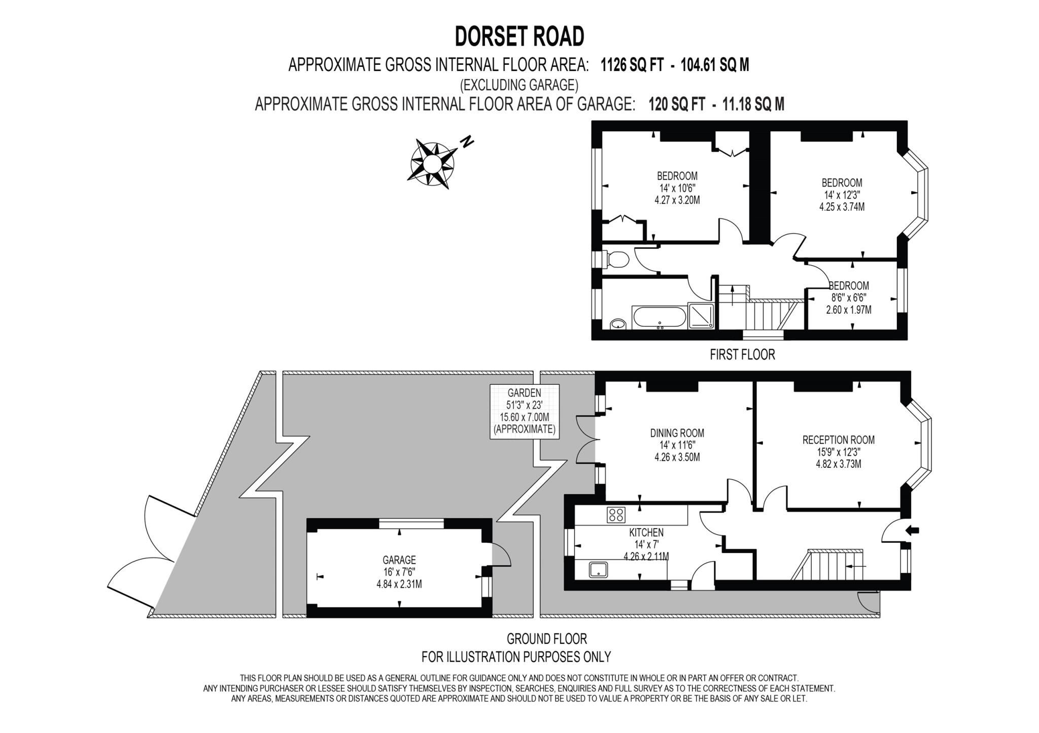 Dorset Road, London floorplan