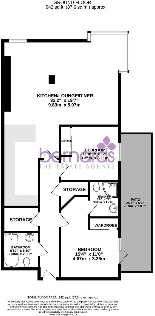 Arethusa House, Gunwharf Quays, Portsmouth floorplan