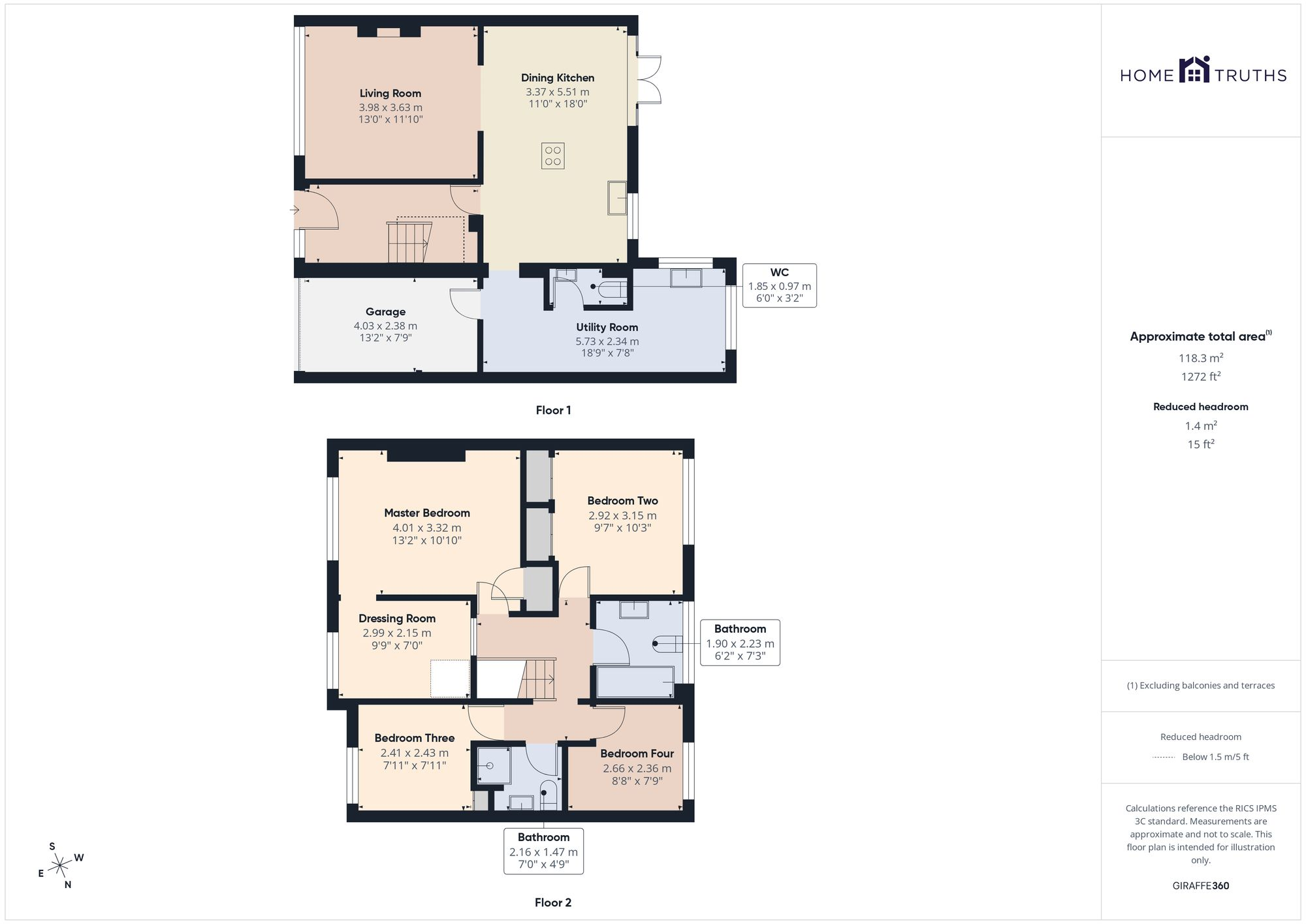 Countess Way, Euxton, PR7 6PT floorplan