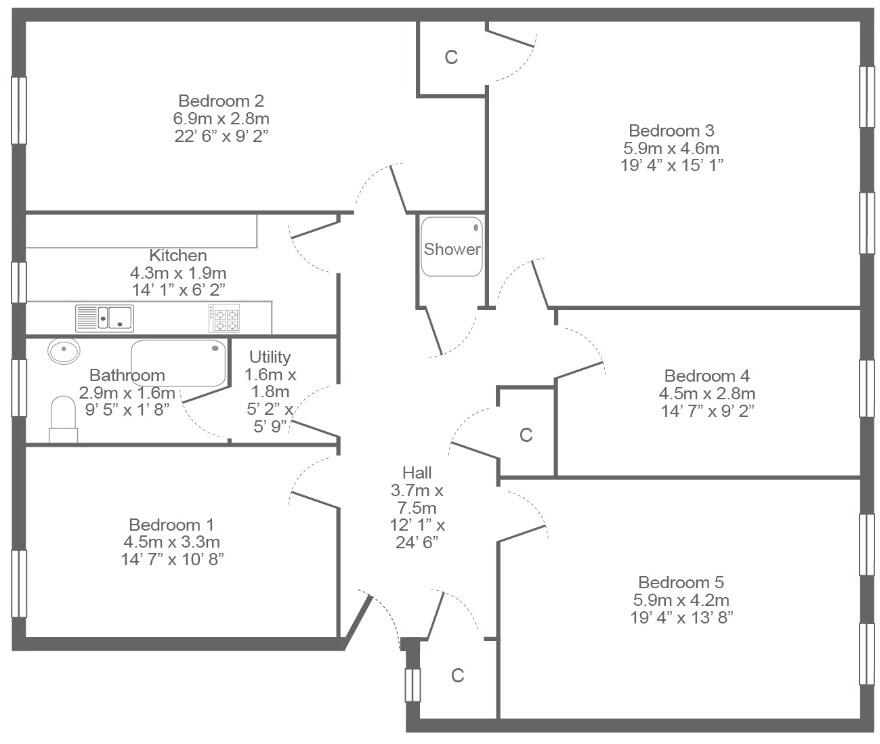 West Princes Street, Woodlands, Glasgow, G4 floorplan