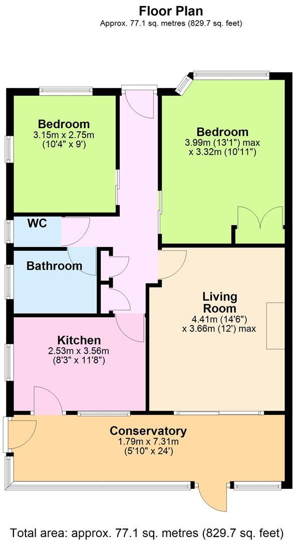 Hillview Road, Worthing floorplan