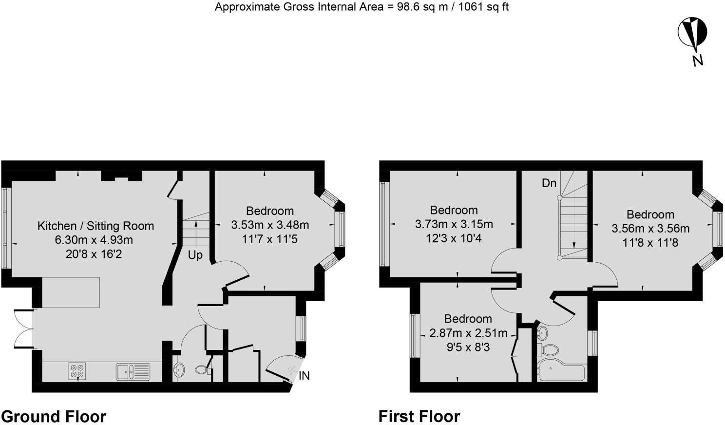 Benson Road, Headington, OX3 floorplan