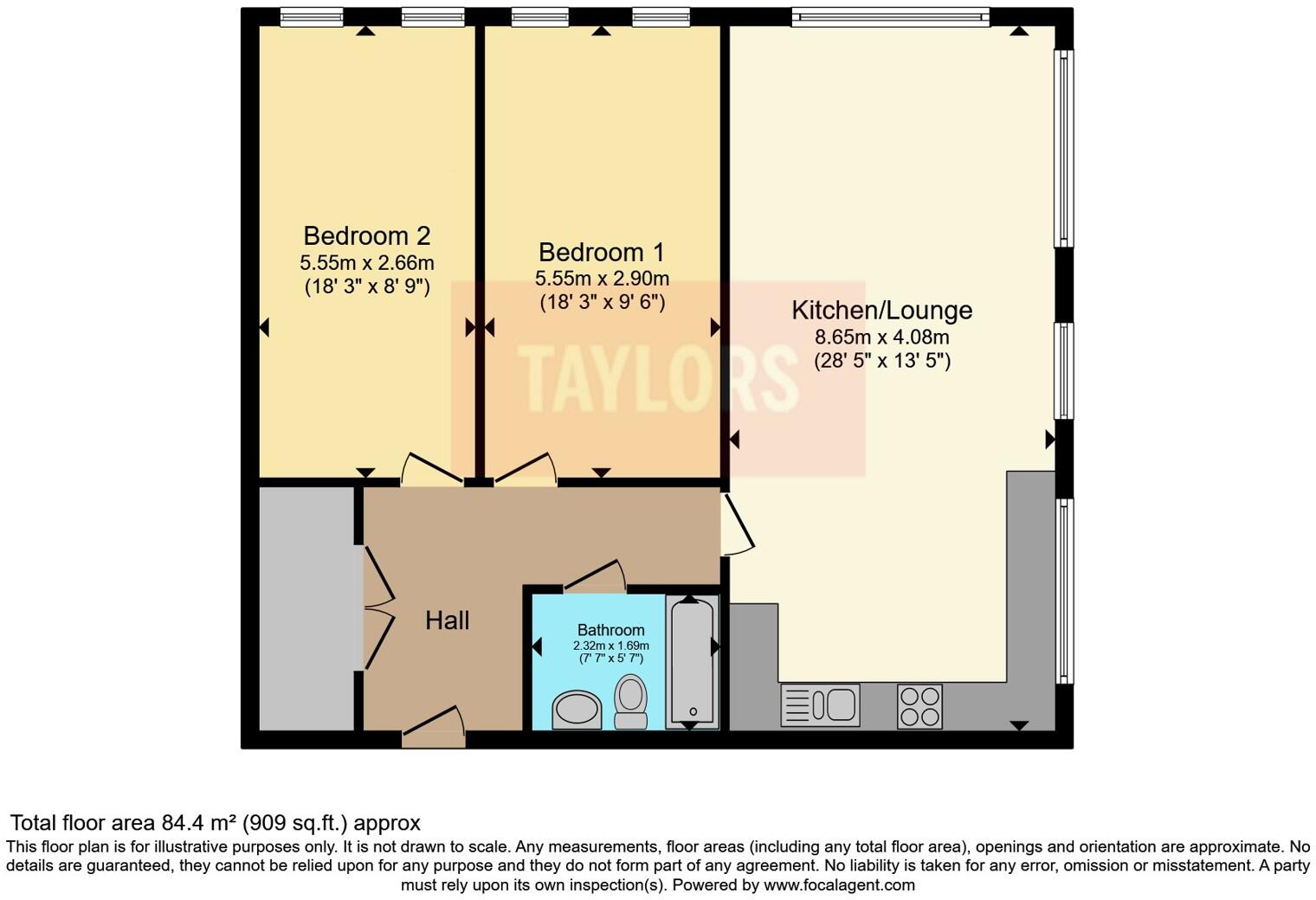 Freehold Street, Northampton, Northamptonshire, NN2 floorplan