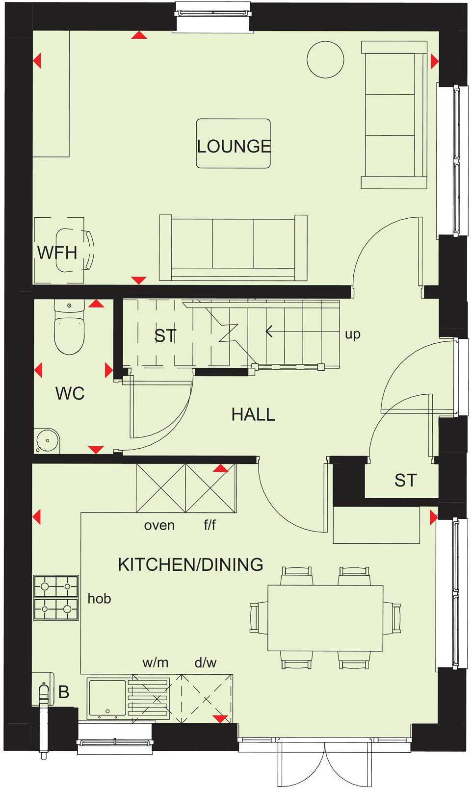 Off The Dunley Road, Stourport on Severn, Worcestershire, DY13 0TT floorplan