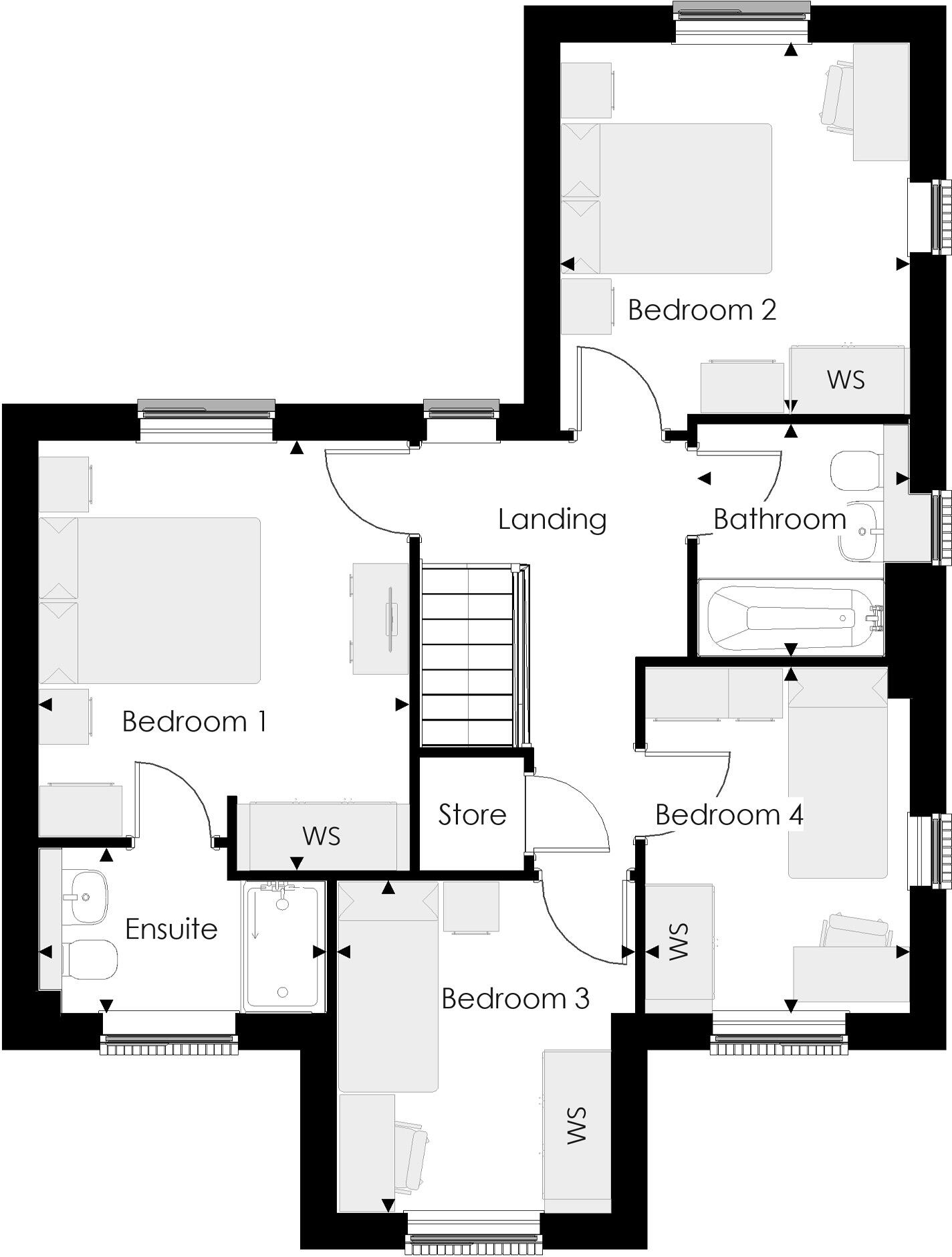 Off Evans Way,
Witham,
Essex,
CM8 2GL floorplan