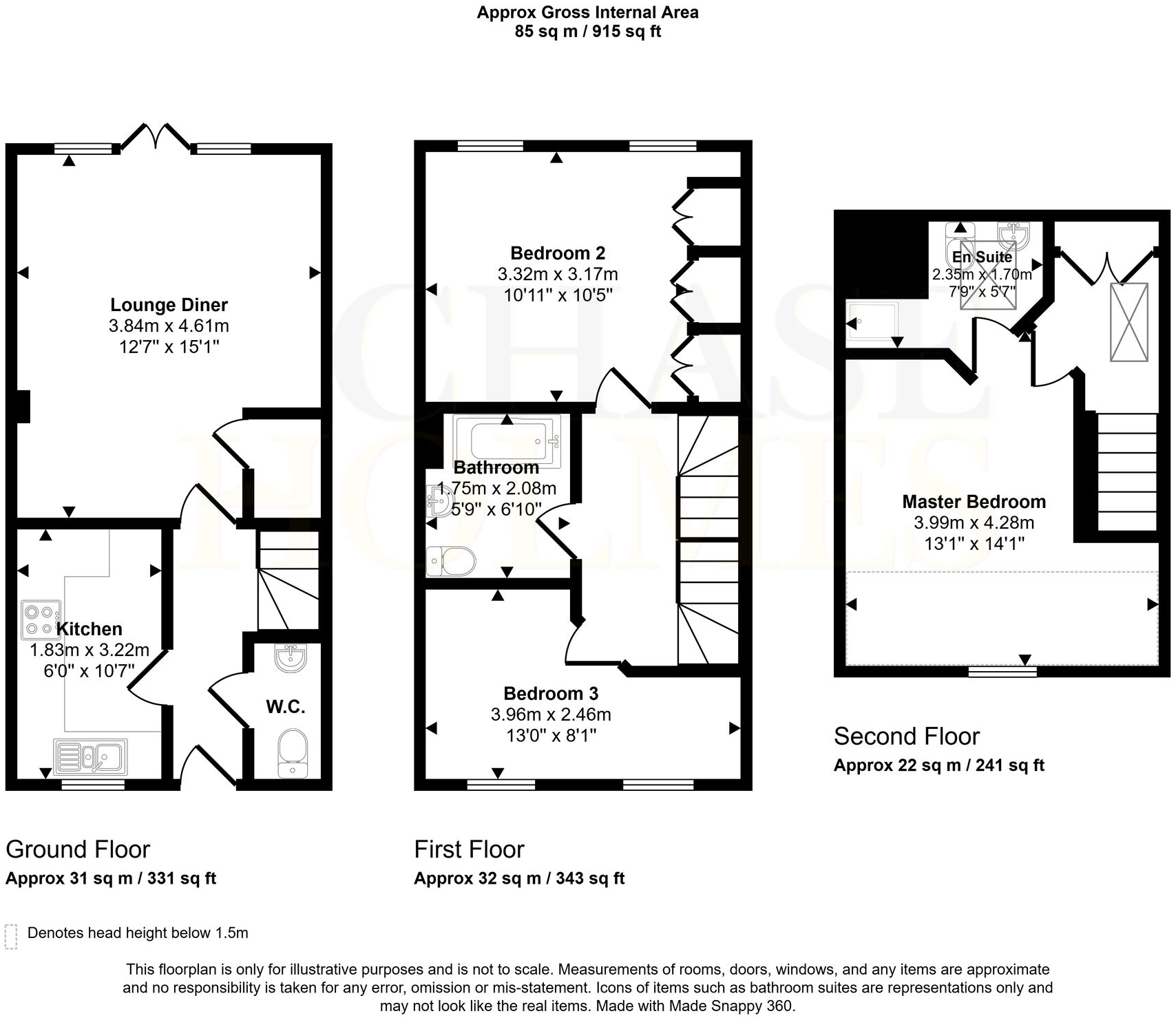 Cressida Gardens, Hebburn, NE31 floorplan