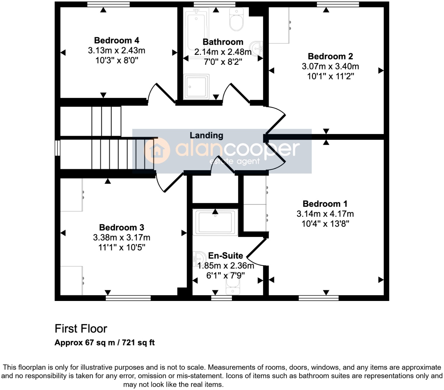 Northbourne Drive, Maple Park, Nuneaton, CV11 4GA floorplan