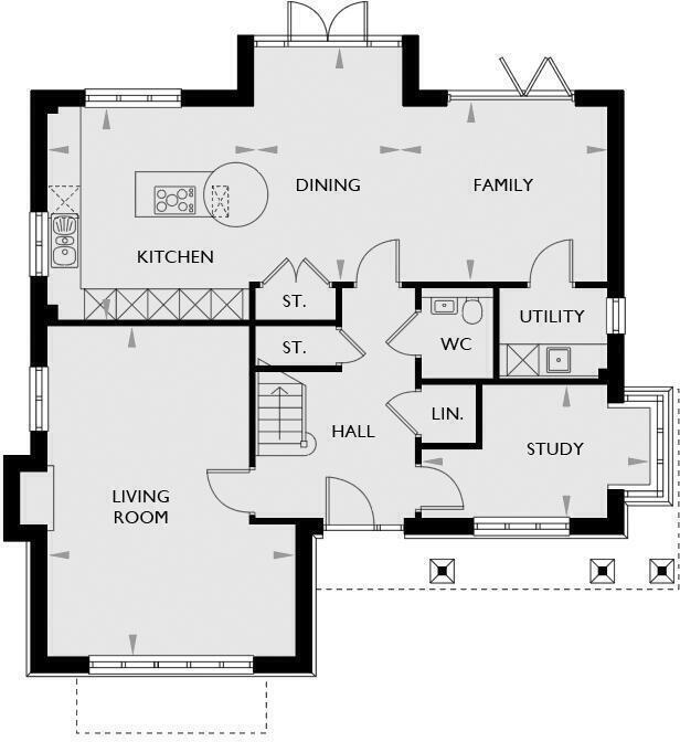 Goddards Green Road, Benenden, 
TN17 4AX floorplan