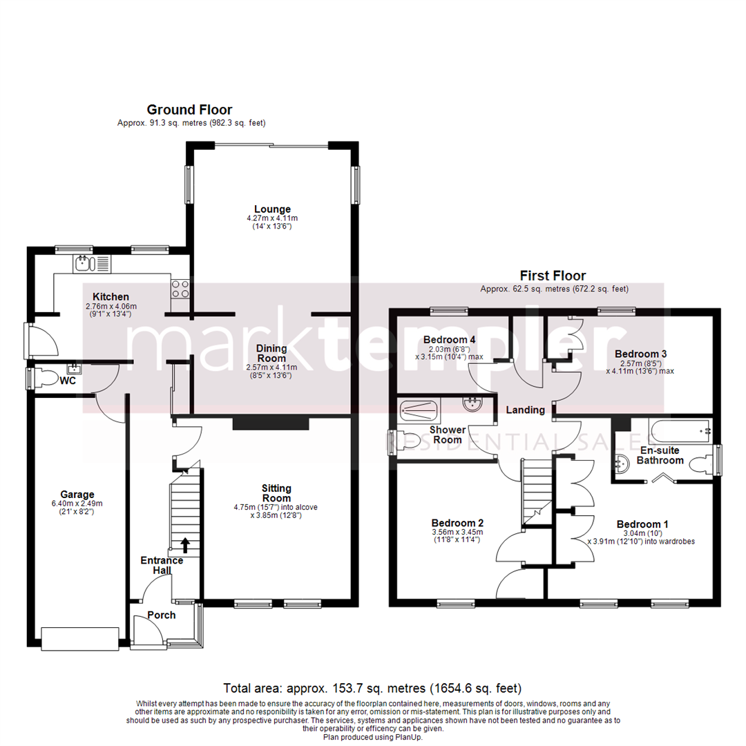 Family home conveniently situated on peaceful Yatton cul de sac floorplan