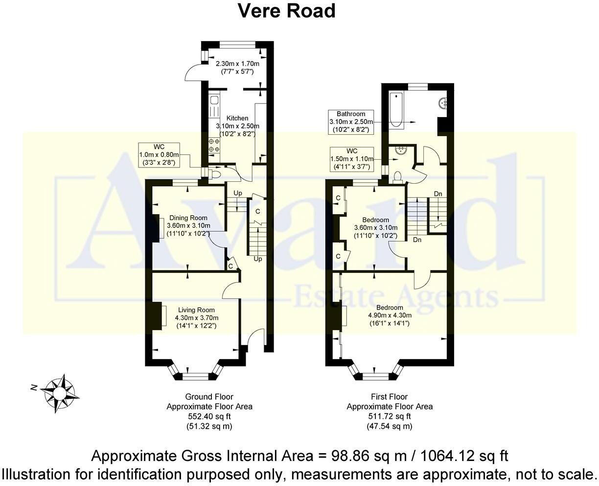 Vere Road, Brighton floorplan