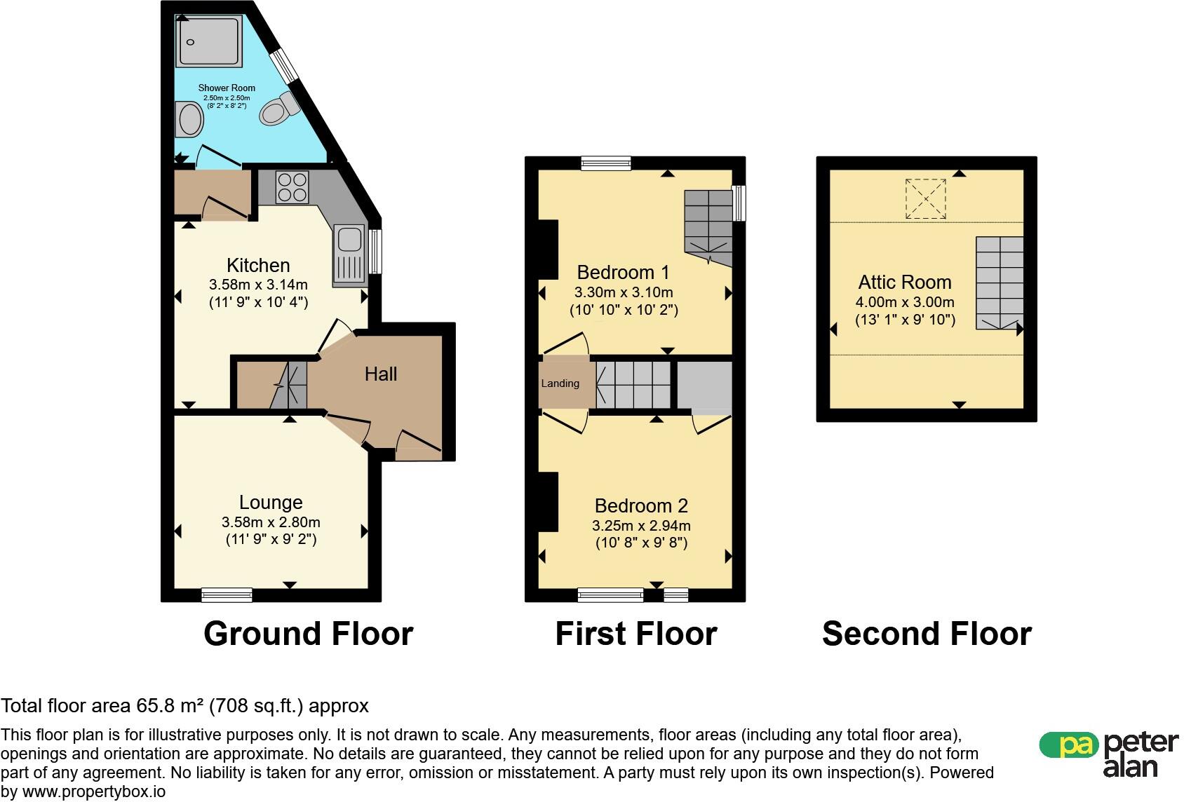 Cliff Street, Penarth floorplan