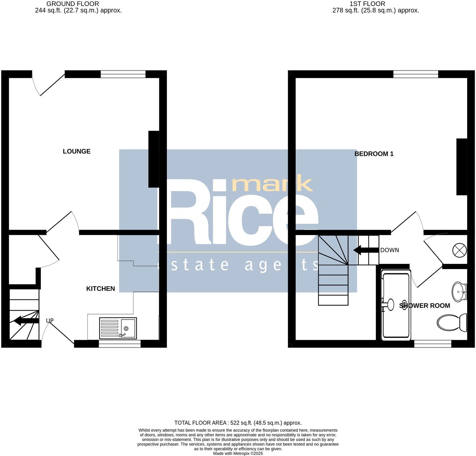 Nags Head Passage, Sleaford floorplan