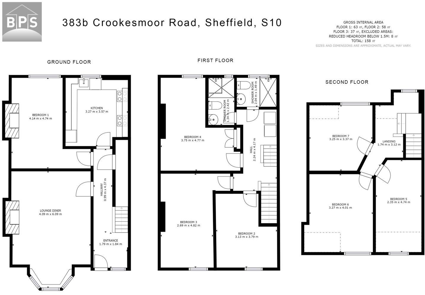383b Crookesmoor Road, Crookesmoor floorplan