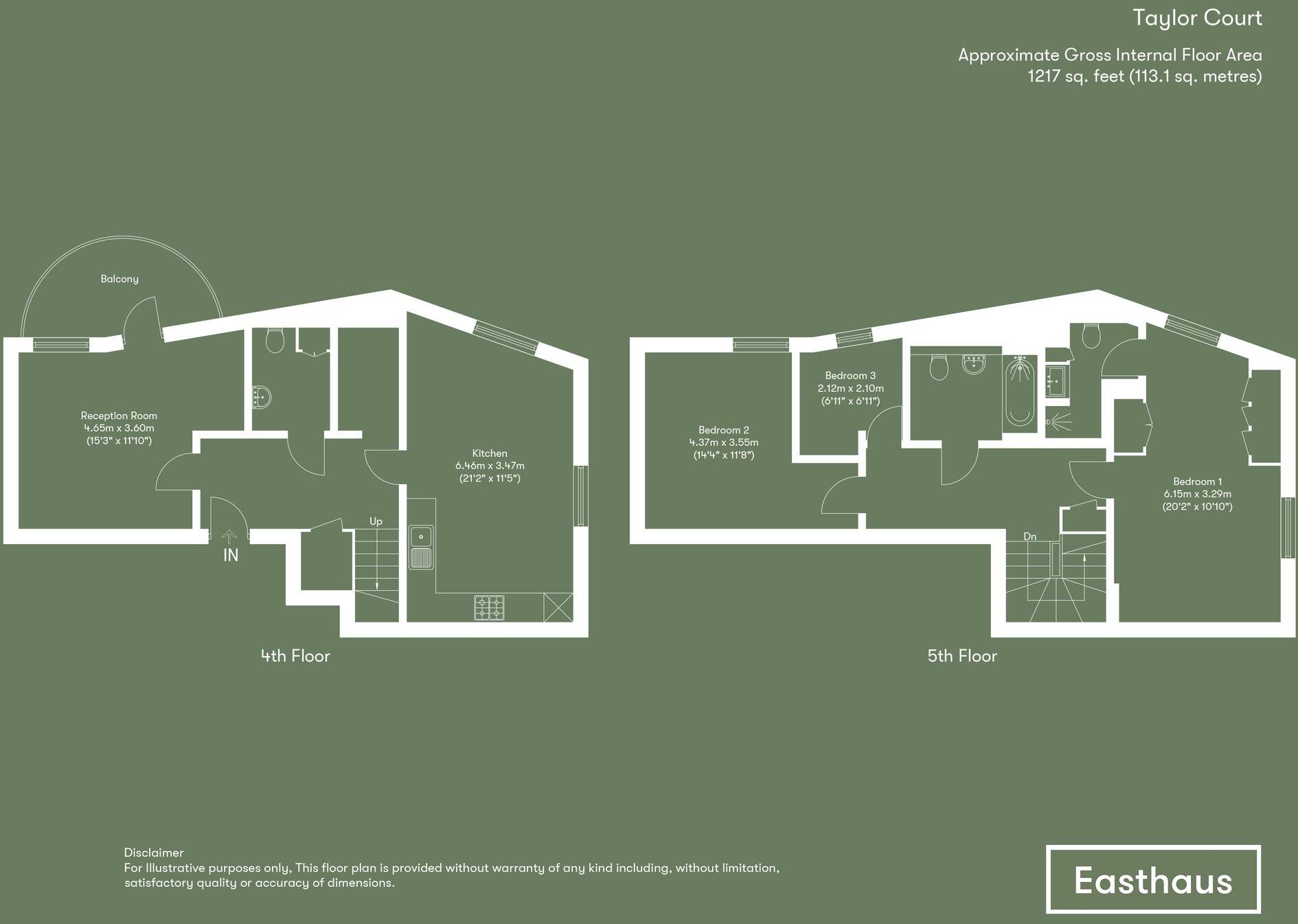 Well Street, Taylor Court, E9 floorplan