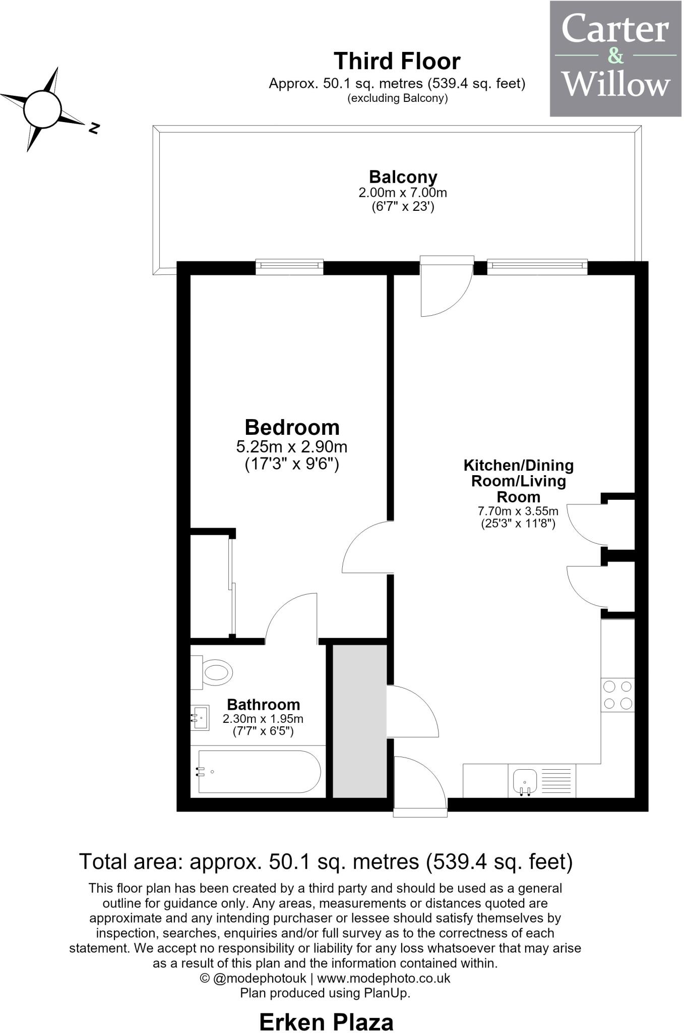 Erken Plaza, Abbey Road, Barking floorplan