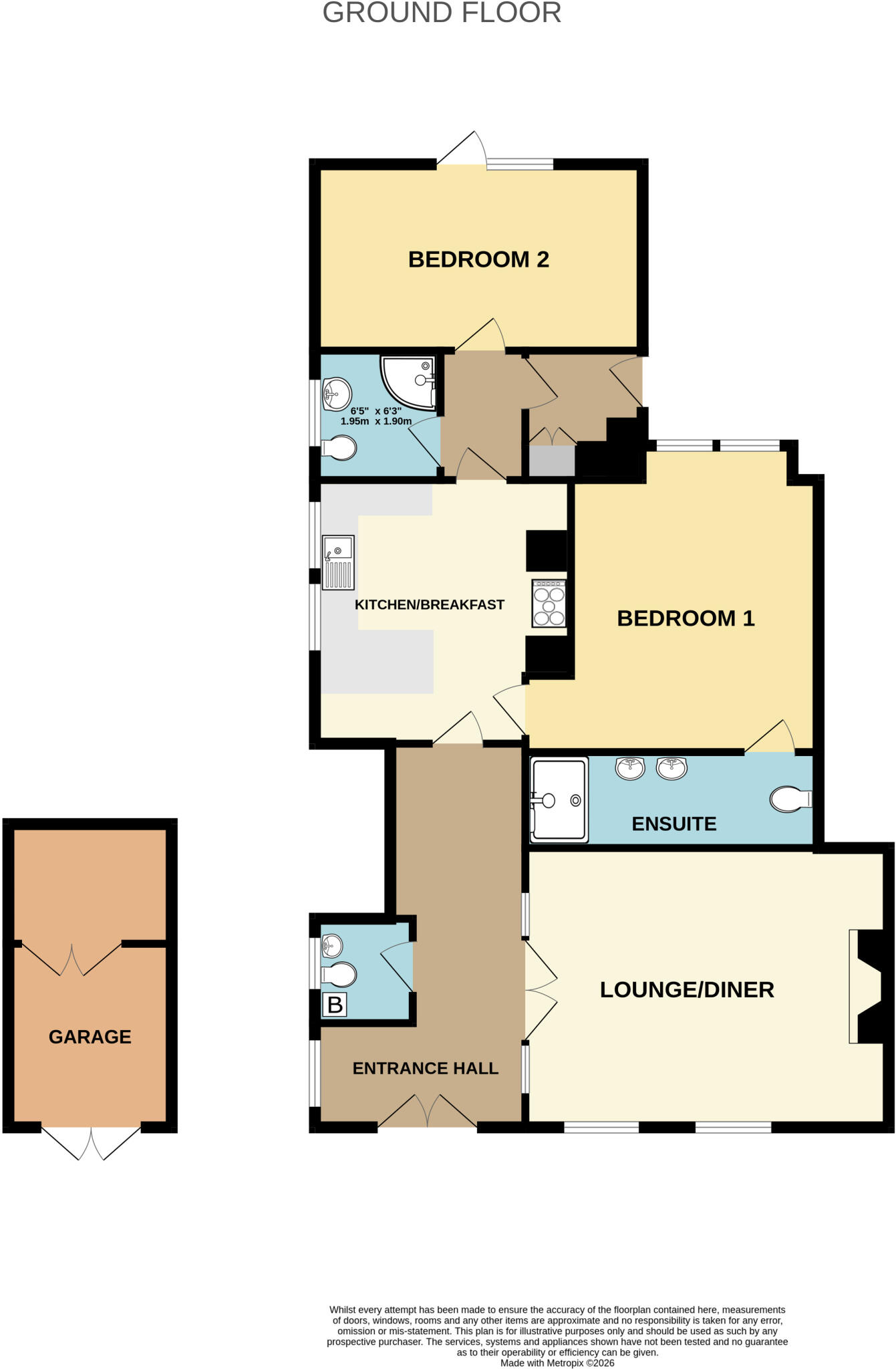 Berrow Road, Burnham on Sea, Somerset, TA8 floorplan