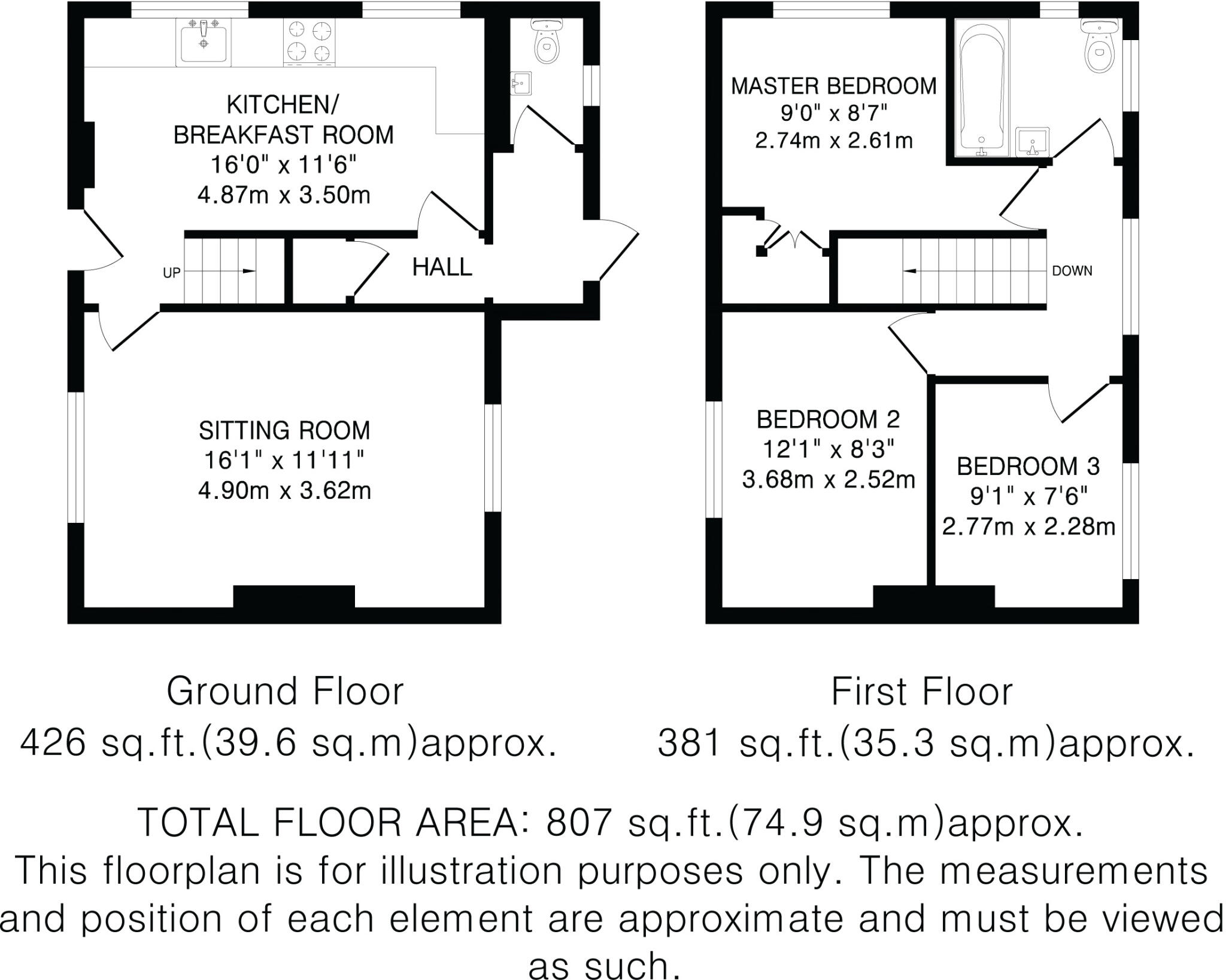 Curtis Way, Berkhamsted, HP4 floorplan