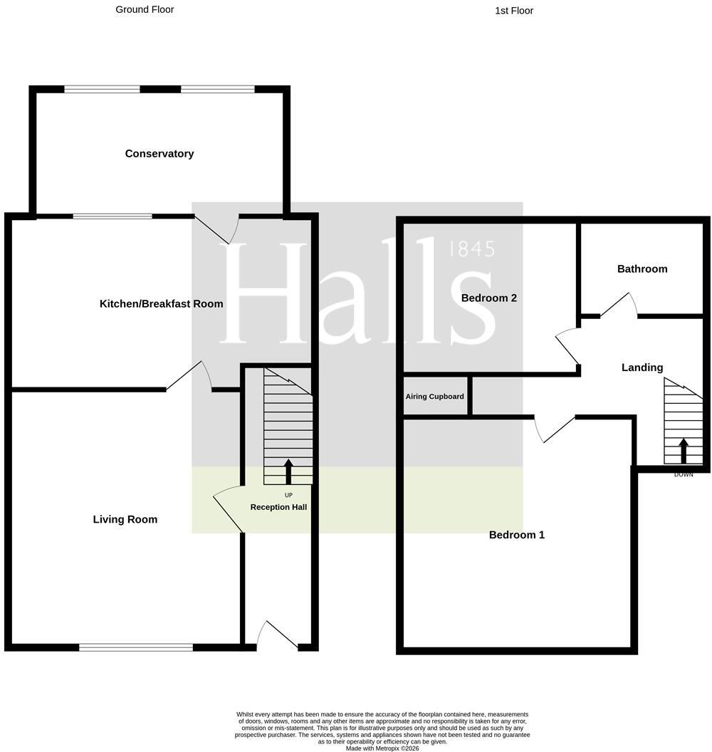 Smale Rise, Oswestry. floorplan
