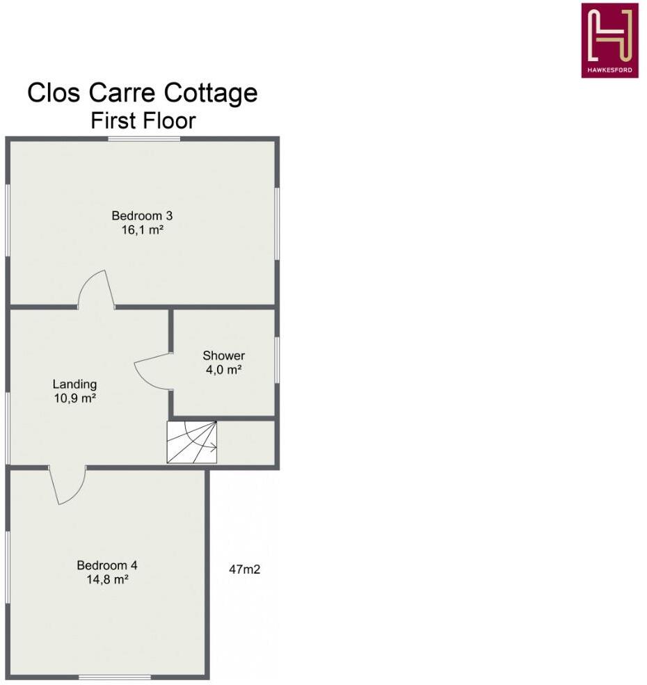 Les Mouriaux, Alderney floorplan
