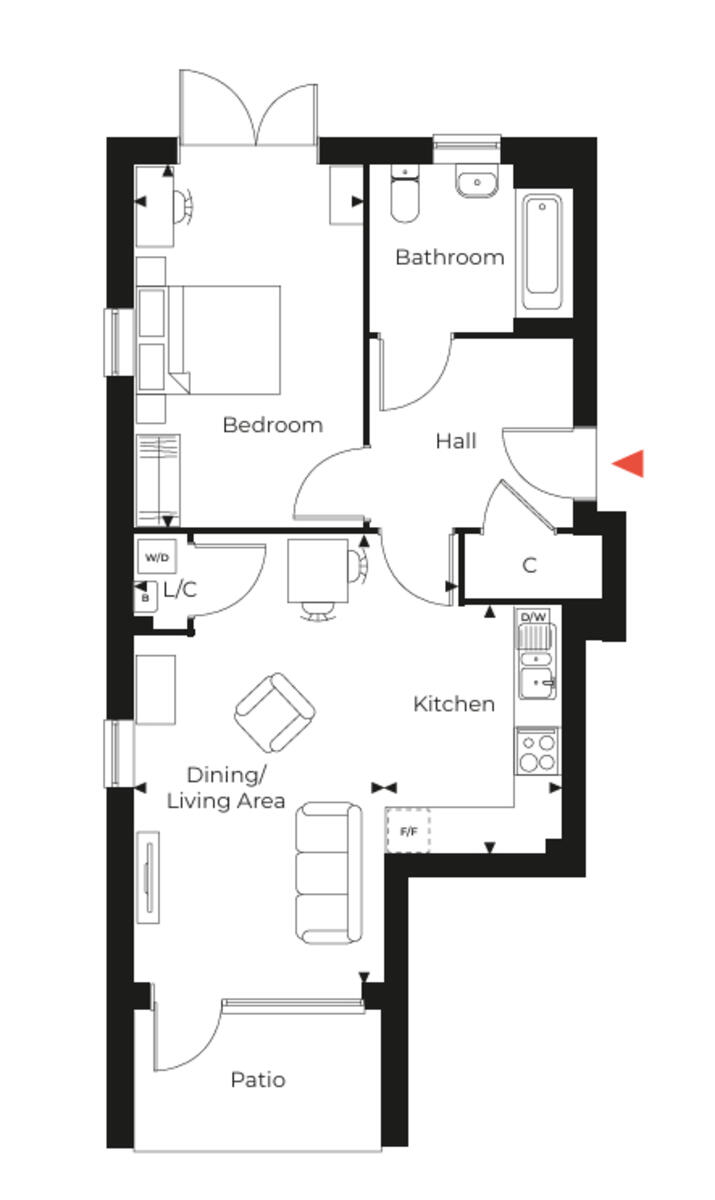 Wessex Close, Ilford floorplan