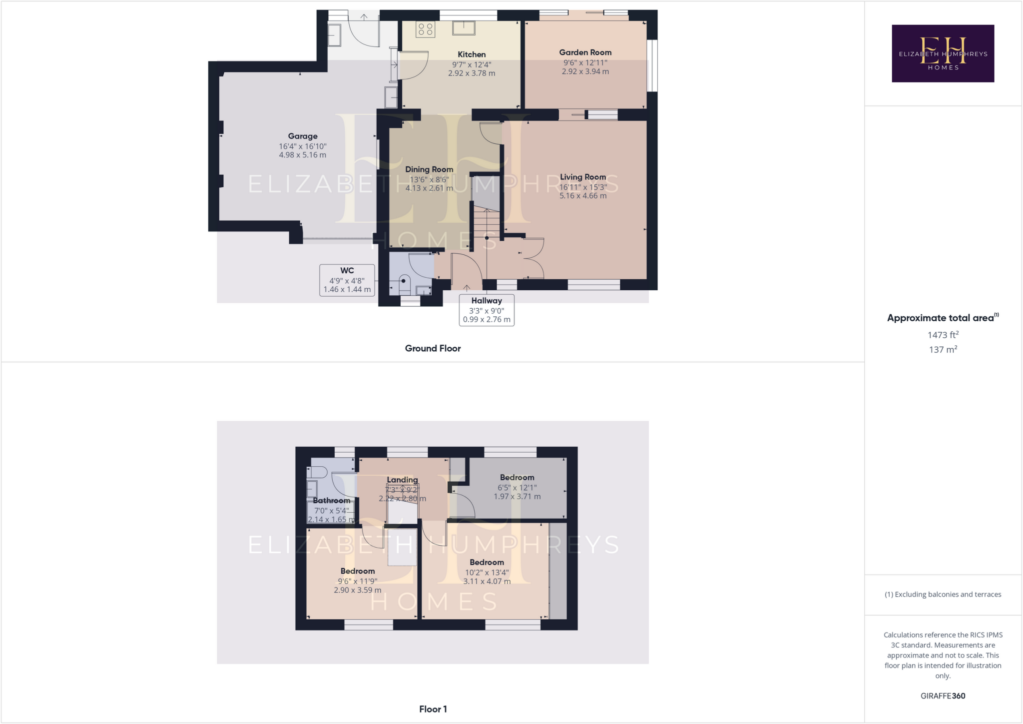 Whitegates, Longhorsley, Northumberland floorplan