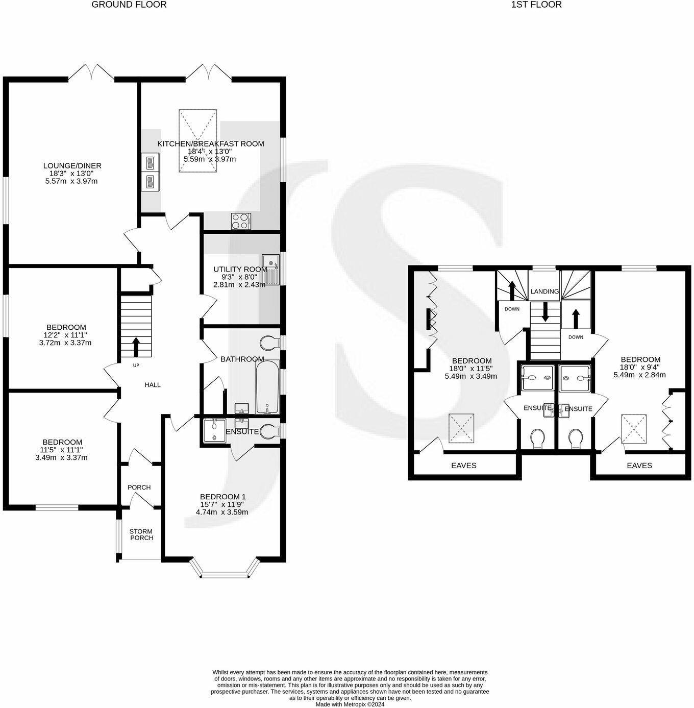 Ashfold Avenue, Findon Valley, Worthing BN14 0AP floorplan
