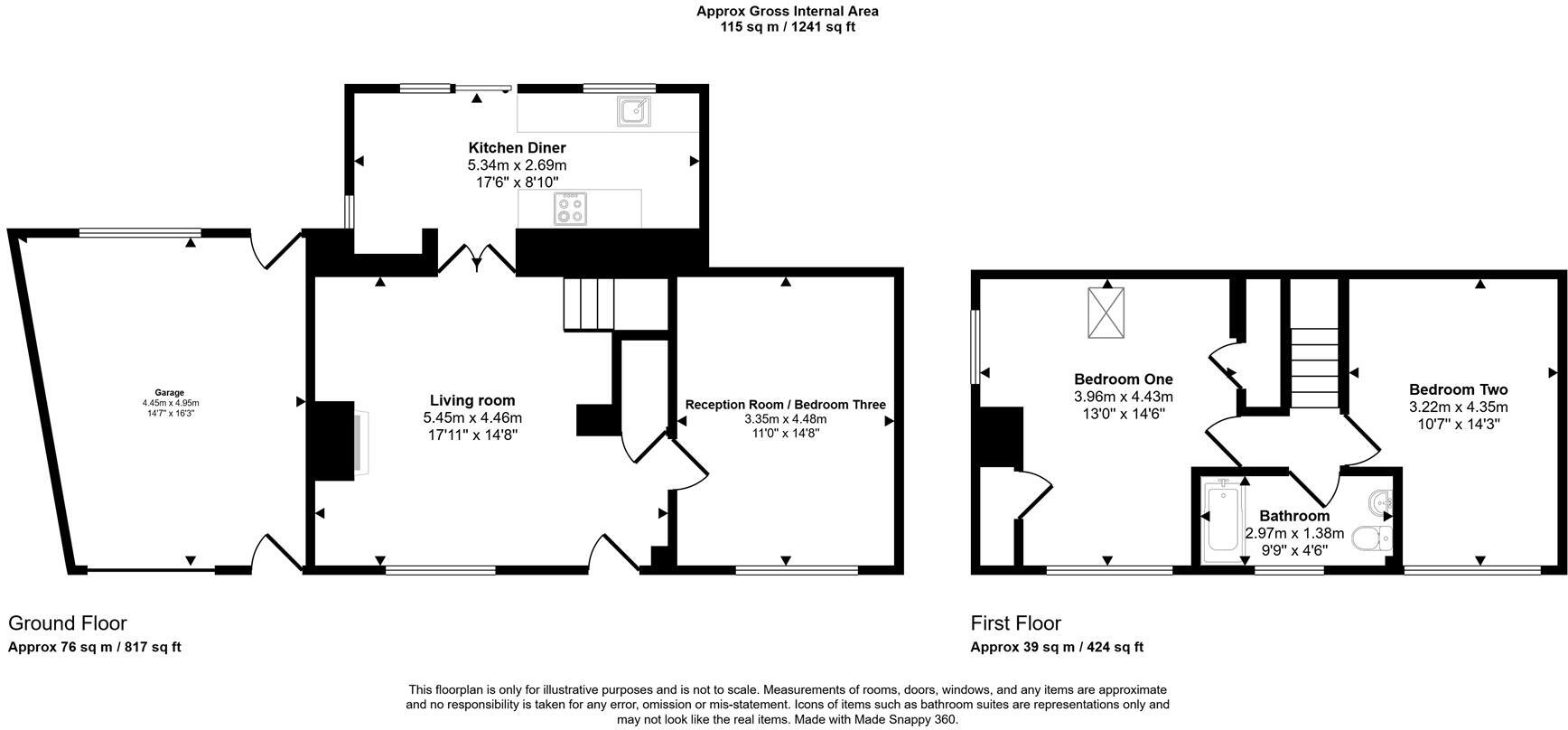Dinas Cross, Newport floorplan